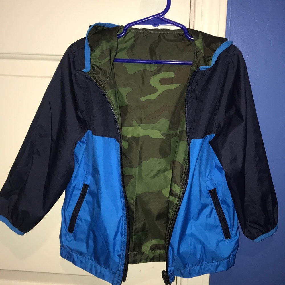 GAP Boy Reversible Windbreaker Jacket Like New!!